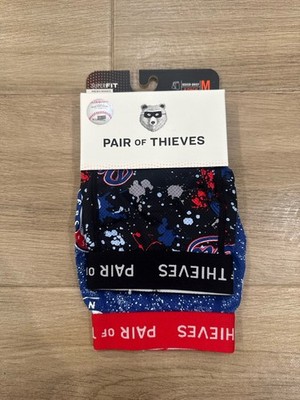 New Pair of Thieves Men's Boxer Briefs MEDIUM Texas Rangers Mesh Performance 
