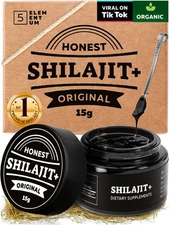 Pure Himalayan Shilajit Resin 15g Organic 85 Percent Fulvic Acid Trace Minerals