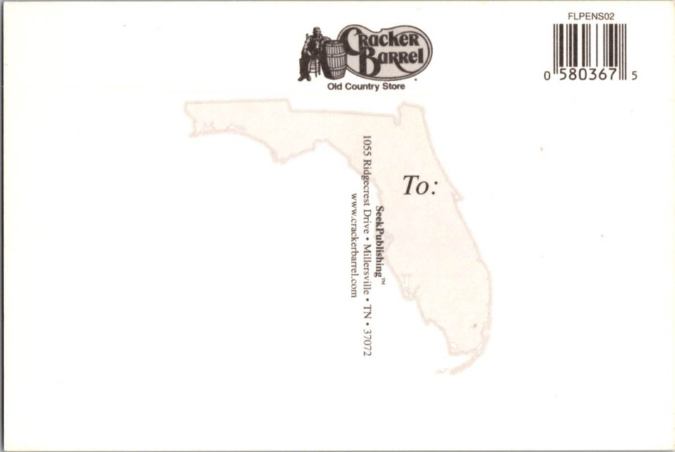Pensacola FL postcard SCENIC VIEWS & LANDMARKS IN BLOCK LETTERS a/07 ...