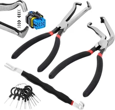 Lisle 37960/37980/13120 Electrical Connector Disconnect Pliers Set,3-Piece