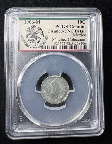 1906 Mexico 10 Centavos Silver — photo from the most recent tracked eBay sale