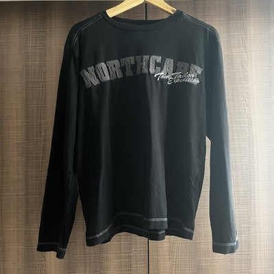 Tom Tailor Long Sleeve Graphic Tee Northcape Expedition - Men s Size L