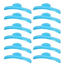 Finger Wave Clips, 12 PCS Metal Hair Clips, Aluminum Tip Top Wave Clips,