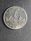 1959 Canada SILVER Dollar $  (0.800 fine, 0.6 oz ASW) - AU/Unc   stk#P95