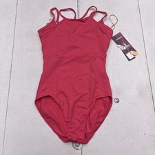 So Danca Tiler Peck Leotard Womens Medium Geranium Lake Pink Ballet Dance TP151