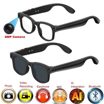 AI Smart Glasses with Translation Camera and Video Recording