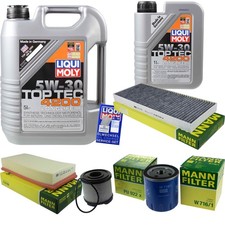 INSPEKTIONSKIT FILTER LIQUI MOLY ÖL 6L 5W-30 für Citroën Jumpy U6U 2.0 HDi 110