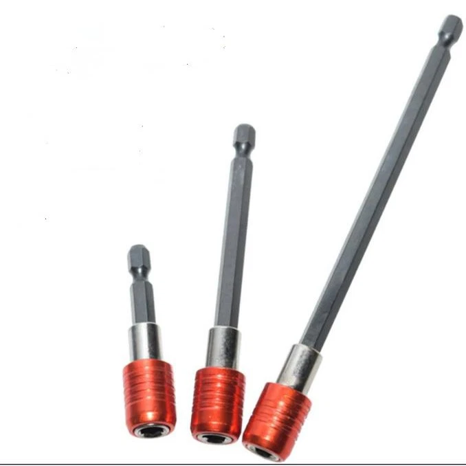 Broca de extensión de destornillador de vástago hexagonal magnético de liberación rápida de 6 piezas Foto 2 de 4