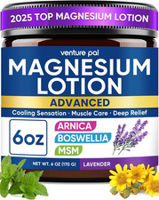 Magnesium Lotion with Arnica, MSM Boswellia Magnesium Cream for Sleep, Pain Re