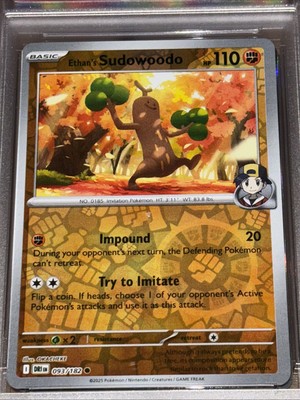 Ethan's Sudowoodo 93/182 - Destined Rivals Reverse Holo Common Gem