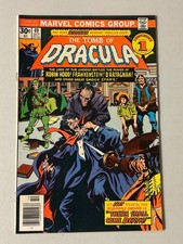 Tomb of Dracula #49 Key Marvel 1976 1st App Frankenstein Robin Hood Newsstand
