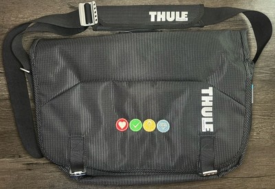*NEW* Thule Messenger Bag Padded Transit Work Crossbody Laptop Embroidered Logo