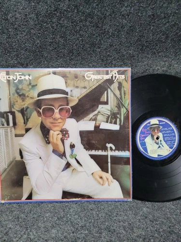 Vintage Elton John Greatest Hits Vinyl LP 1974 MCA Records Rock Pop Soft Rock