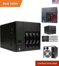 Stylish Mini-ITX NAS PC Chassis: 4 Bay Storage for Efficient Network Solutions