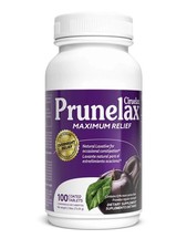 Prunelax Ciruelax Laxative Tablets Natural Senna 100ct Vegan Gluten-Free Relief