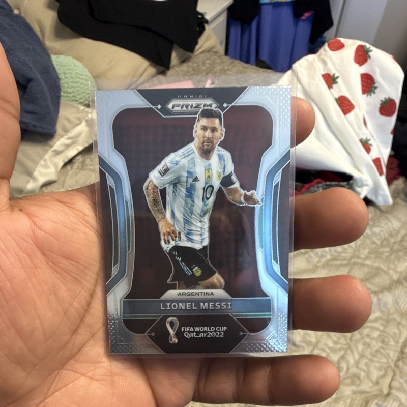 2022 Panini Prizm World Cup Qatar Base Set Lionel Messi Argentina #7