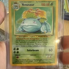 Venusaur Base Set Holo Rare 15/102 100 HP Pokémon TCG 1999
