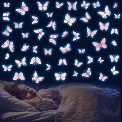 Schmetterlinge Leuchtend Wandtattoo Schmetterling Wandaufkleber Luminous