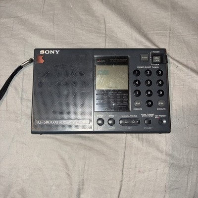 Sony ICF-SW7600 FM AM SW MW LW SSB World Band Receiver Untested