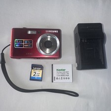 Samsung L Series L830 8MP Digital Camera Red With Battery  Charger, Working 