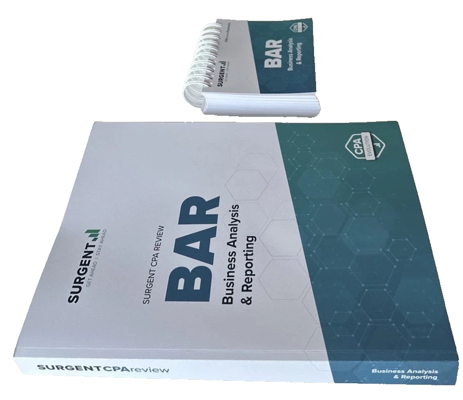2024 SURGENT CPA REVIEW BAR (Business Analysis & Reporting)+ Flashcards *MINT* - Image 2 of 2