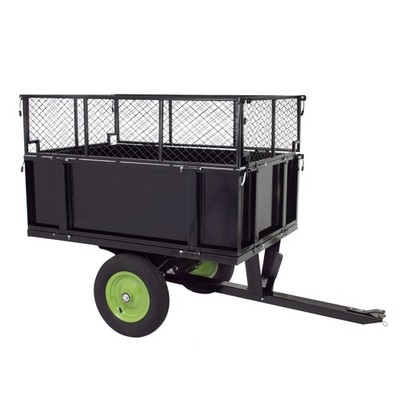 Kippanhänger Rasentraktor Anhänger 300 kg kippbar Aufsitzmäher Hänger ATV  QUAD