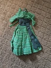 Vtg Barbie Green Dress.
