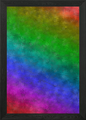 Farbeffekte Regenbogen4 gerahmtes Wandbild Poster Leinwanddruck Bild