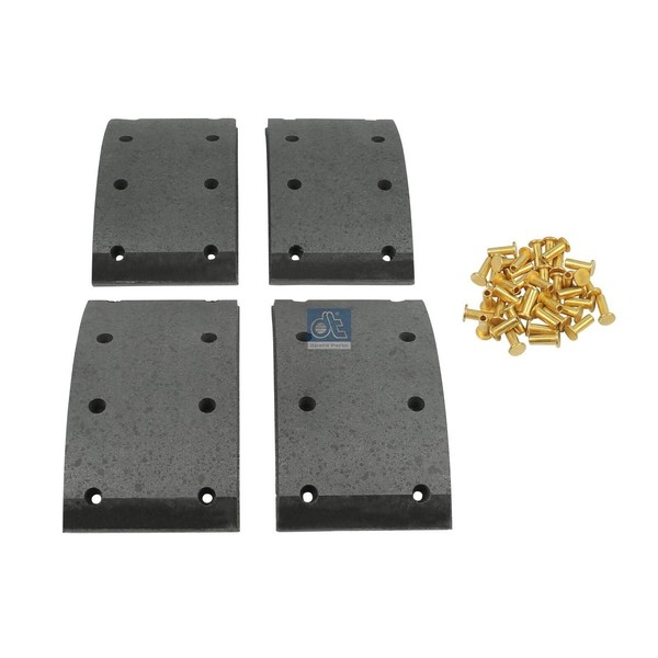 Bremsbelagsatz Trommelbremse 19 Mm 127 Mm DT Spare Parts FüR Scania-image