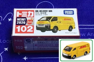 1/64 Tomica #102 DHL DELIVERY VAN TakaraTomy +