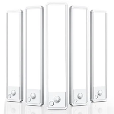 Under Cabinet Motion Sensor Lighting: Dimmable Rechargeable Lights Indoor - B...