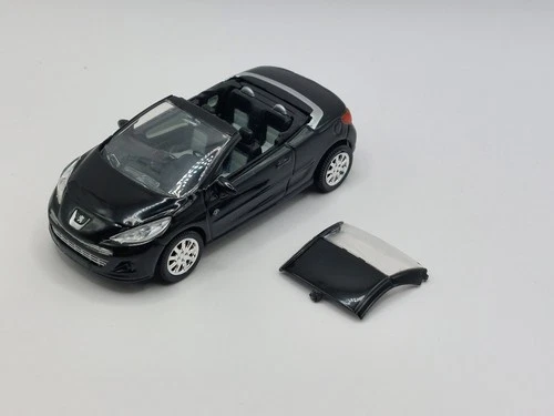 Peugeot 207 CC Mk2 Roland Garros Black. Norev Scale 1/60  New in Box