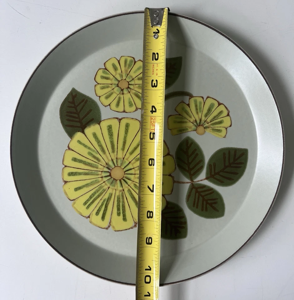 Vintage 1970s Mikasa Avitra 7810 Dinner Plates StoneKraft Set of 4 NEW - Image 2 of 3