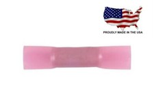 MVP 25 Heat Shrink Butt Splice Wire Connector Terminals - 8 AWG Gauge - TBS8HS