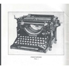 How To Repair Rebuild & Adjust Underwood Typewriter 1920 Service Manual bound thumbnail