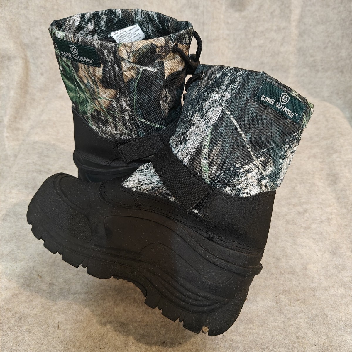 Game Winner Camo Duck Boots Hunting Camping Hiking Outdoor Shoes