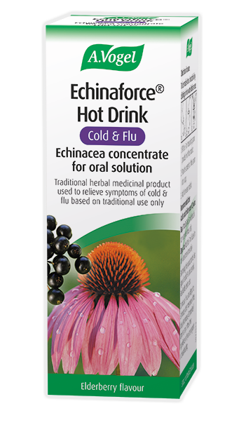 A.Vogel Echinaforce Hot Drink For Oral Solution Elderberry Flavour 100ml
