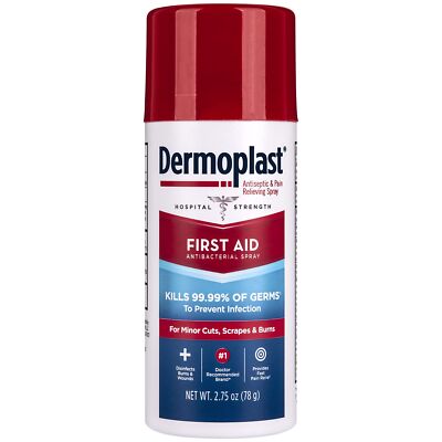 First Aid Spray, Analgesic & Antiseptic Spray for Minor Cuts, Scrapes and Bur...