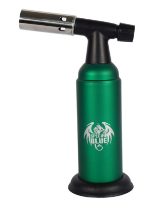 Special Blue Monster Pro 2 Dual Flame Butane Torch - Green