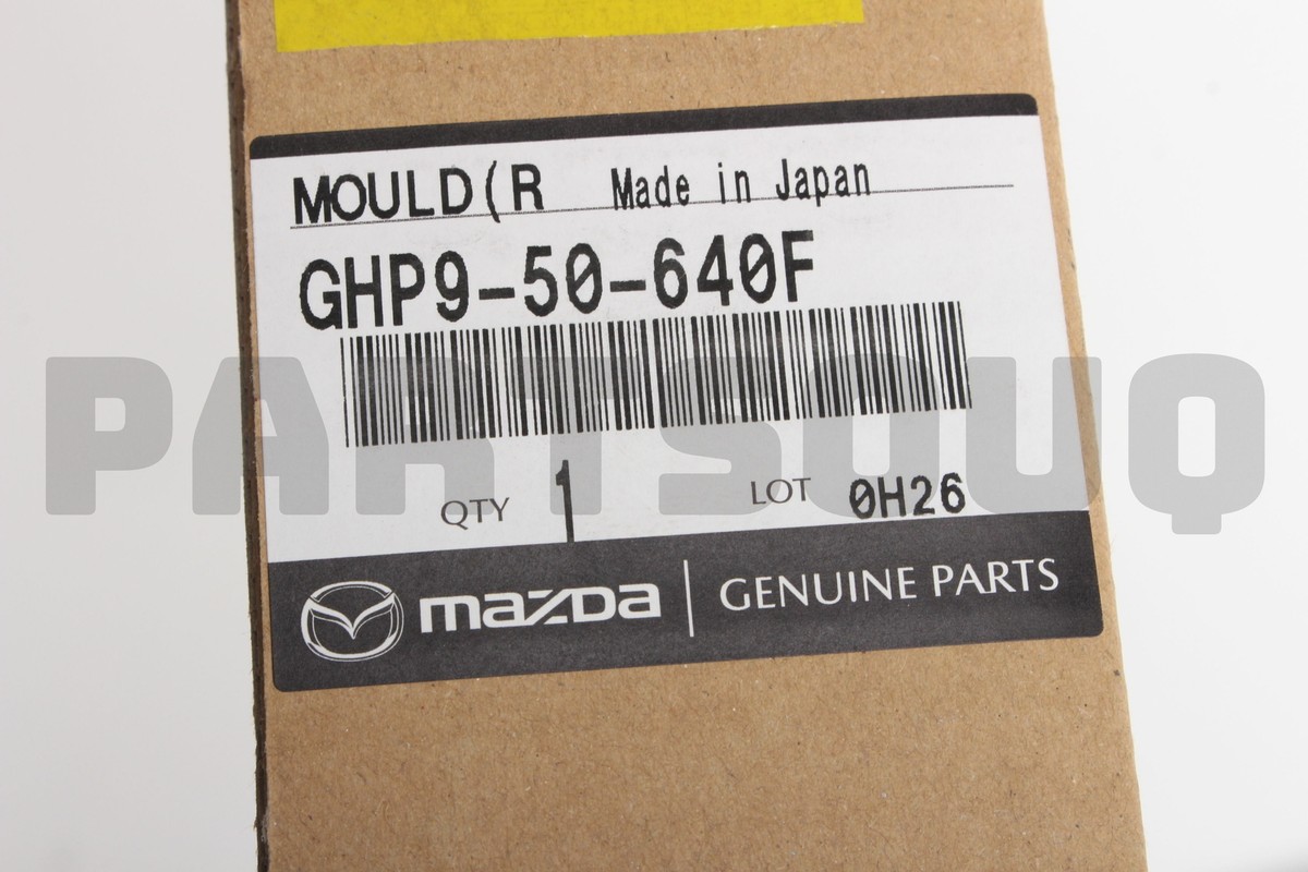 GHP950640F Genuine Mazda MOULD(R),FRT.BELT GHP9-50-640F | eBay