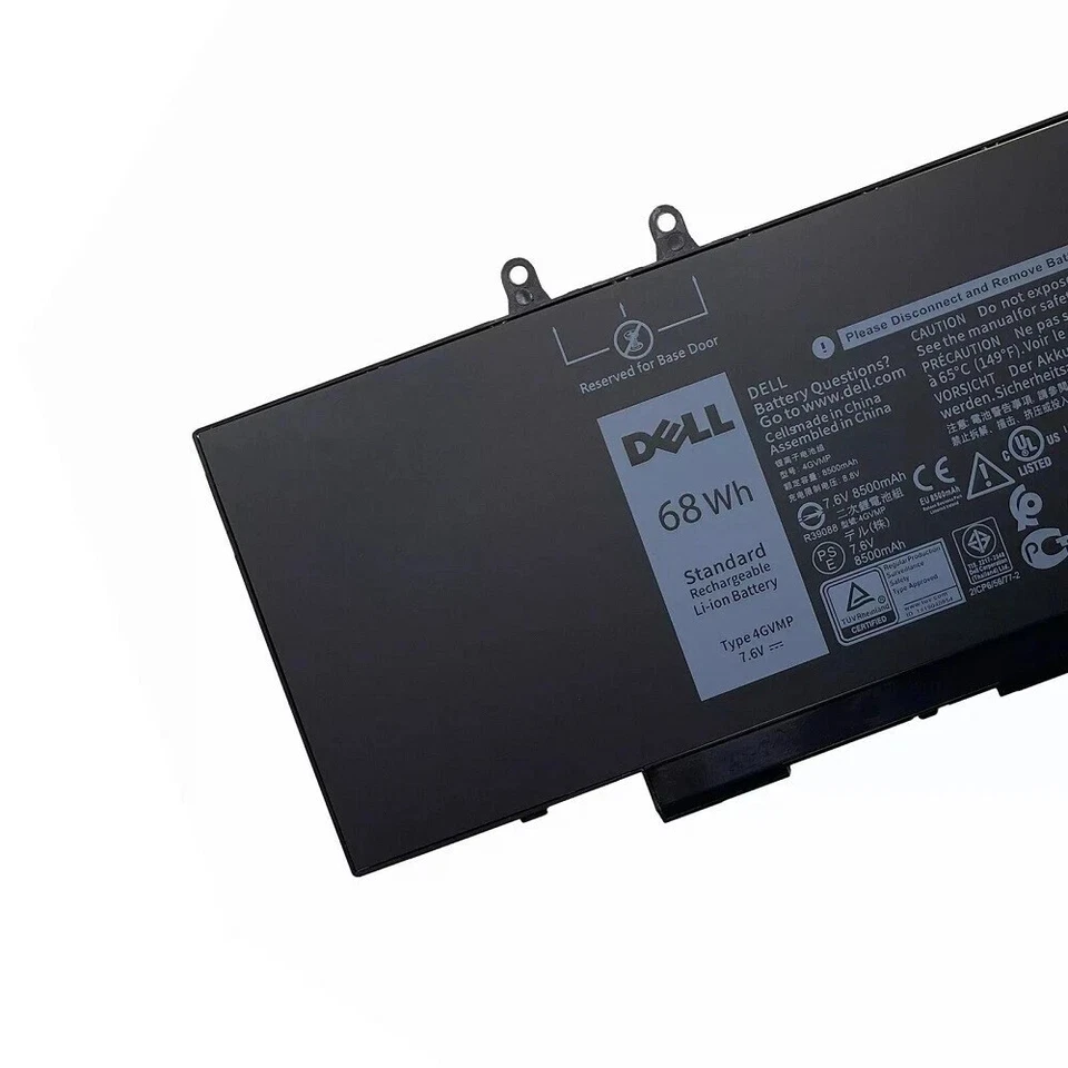Batería Original 4GVMP Para Dell Latitude 5400 5500 C5GV2 MCV1G 7.6V 68Wh 8500mAh Foto 2 de 4