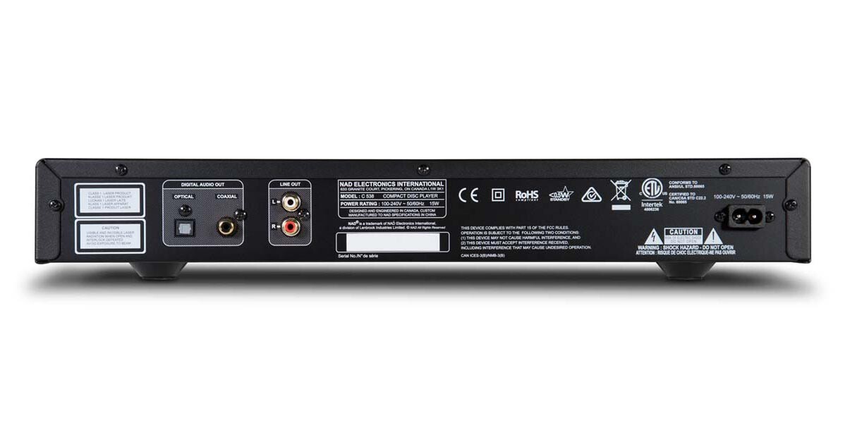 Thumbnail - Nad C 538 Cd-player 24 Bit Wolfson Dac, Graphit