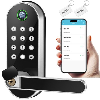 Fingerprint Smart Door Lock Sifely Digital Electronic Lock with Code Passcode El