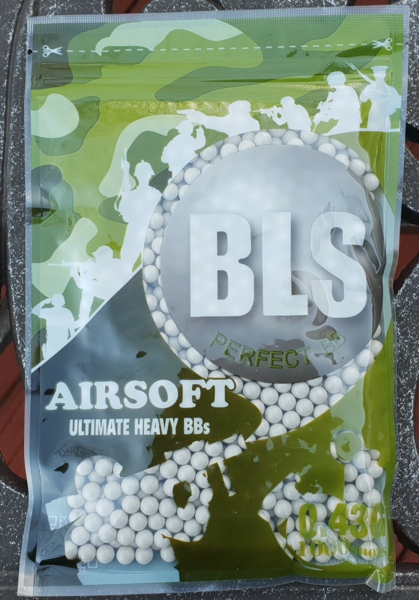 H43-1] BLS Perfect Airsoft .43g BBs White (Ivory) BB 0.43g 6mm