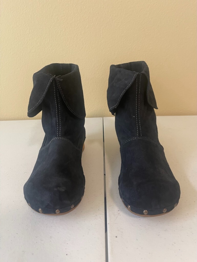Vintage 80s Peter Pan Boots 8's Ankle Boots Peter Pan Boots