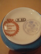 Authentic Sevres-Louis Philippe CUP-1844 Chat. des Tuileries