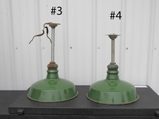 Green Overhead Light Fixtures from Notre Dame Stadium before the expansion