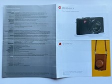 Leitz Leica brochure D-LUX 3 2006 like new 