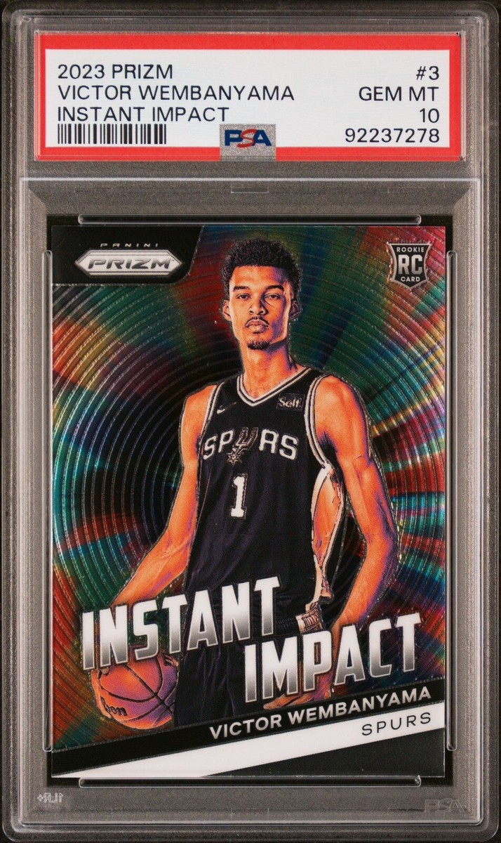Psa 10 Cards 2023 Panini Prizm Victor Wembanyama #3 Instant Impact