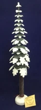 2023 New Ino Schaller Bayern Papier Mache Tree Green Beaded with Tags 14"